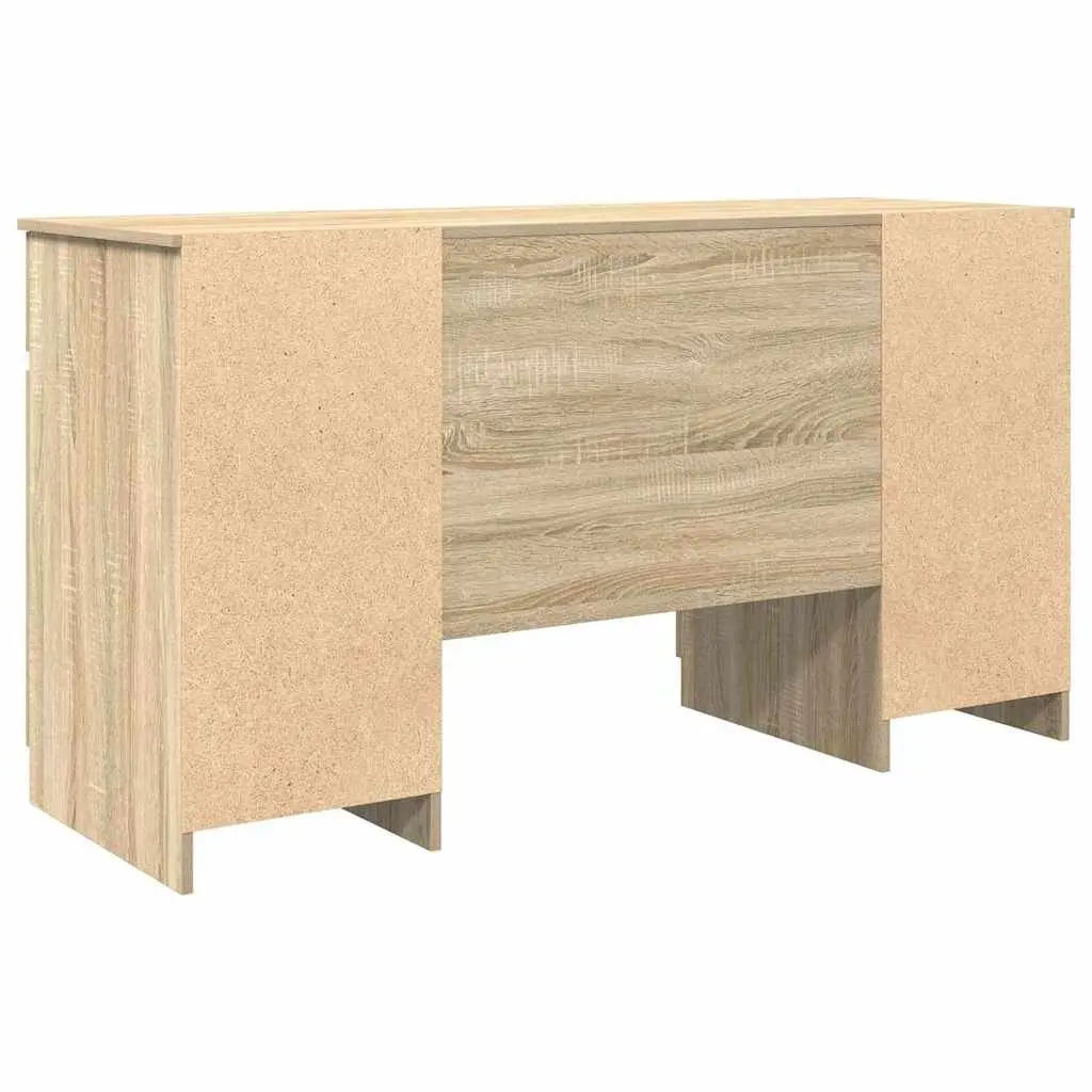 Sonoma Oak Writing Desk with Storage Solutions