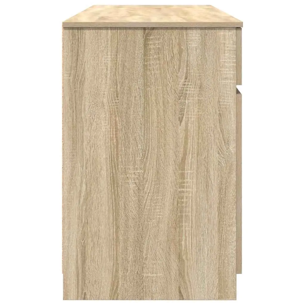Sonoma Oak Writing Desk with Storage Solutions
