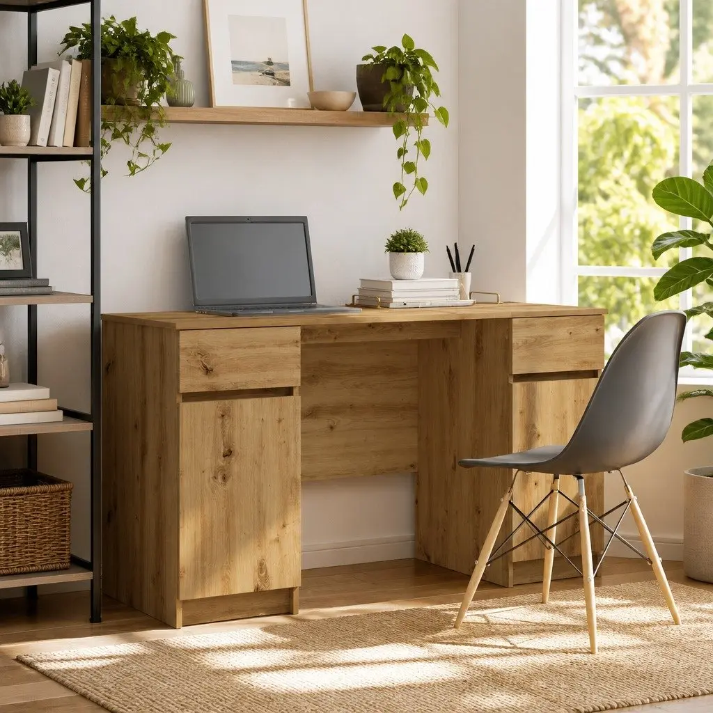 Writing Desk with Ample Storage Solutions