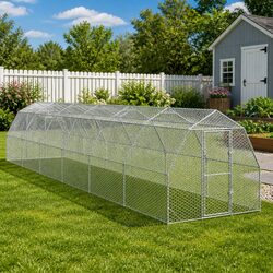 Warm and Reliable 2.5x12x2.25m Chicken Run