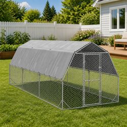 Reliable 2.5x6x2.25m Chicken Run for Your Poultry Needs