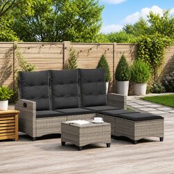 Comfortable and Practical L-shaped Garden Sofa Set