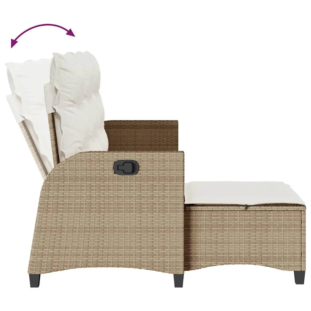 L-Shaped Garden Sofa Set Outdoor Patio Furniture 3 Piece Beige