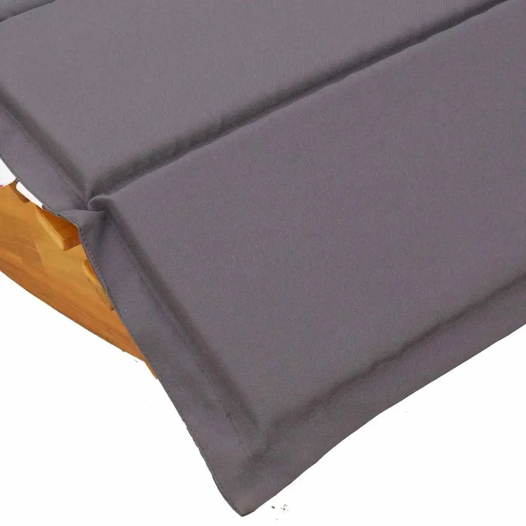 Sun Lounger Outdoor Sunbed 2 pcs Acacia Wood Garden Patio Pool Deck Chair Brown