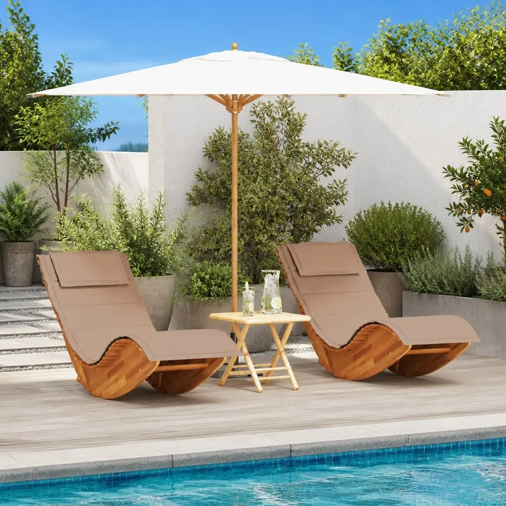 Acacia Sun Lounger for Two
