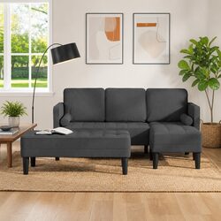 Comfortable and Affordable 2-Piece Modular Sofa Set