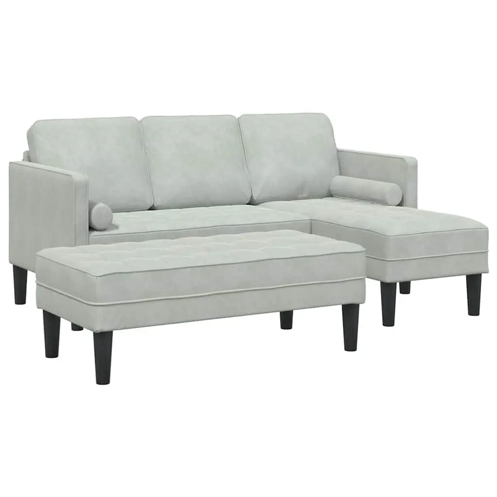 Light Grey Modular Sofa Set