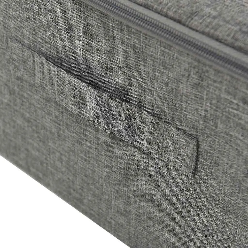 Storage Boxes Foldable Fabric 70x40x18cm Anthracite