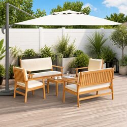 Value Meets Style: 5-Piece Outdoor Sofa Set