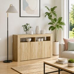 Sonoma Oak Sideboard: Practical Storage with Style