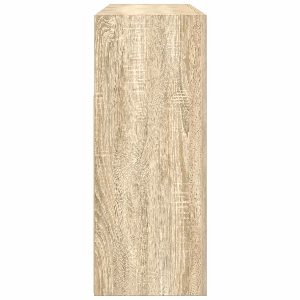 Sideboard Sonoma Oak 116x30x75cm Engineered Wood RGB LED Storage Cabinet