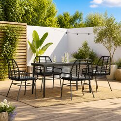Comfortable and Practical 5 Piece Garden Dining Set