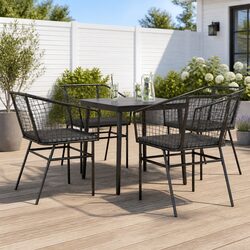 Reliable 5 Piece Garden Dining Set for Comfort