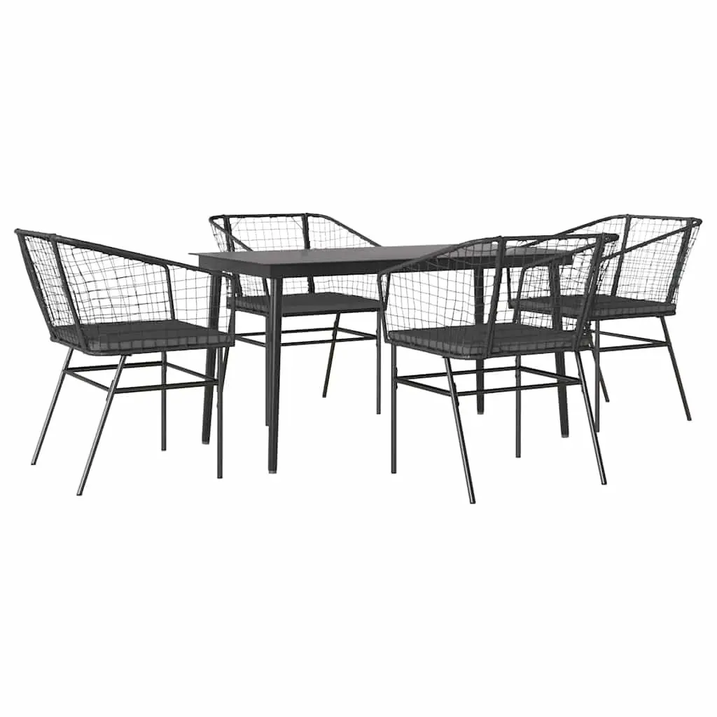 5-Piece Garden Dining Set for Comfort