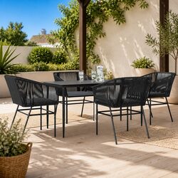 Reliable 5 Piece Garden Dining Set with Comfort