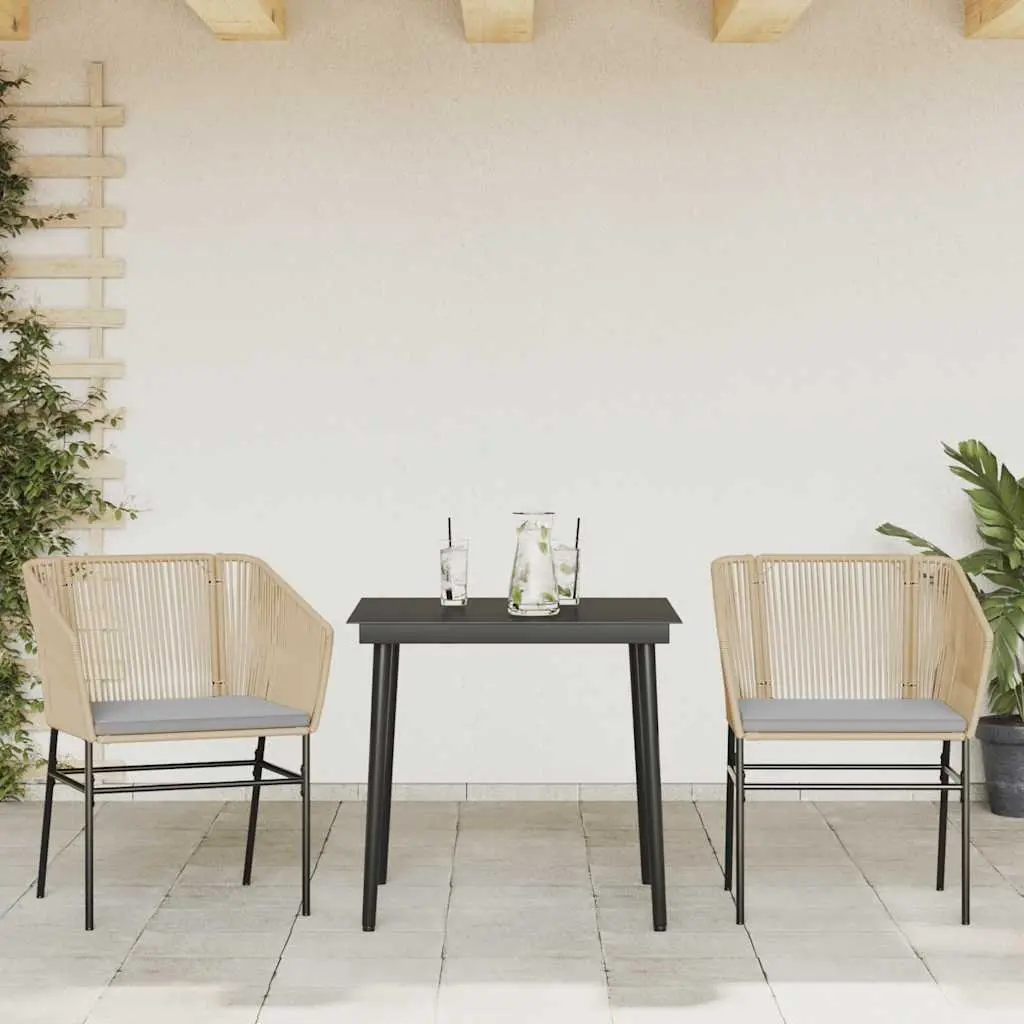 Brown Rattan Garden Dining Set