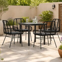 Reliable and Stylish 5 Piece Garden Dining Set