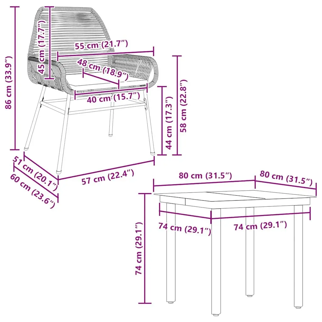 Outdoor Furniture Dining Set 5 Piece Patio Black Poly Rattan Glass for Al Fresco Relaxation