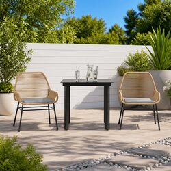 Value-Driven 3 Piece Garden Dining Set for Comfort