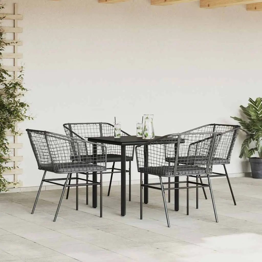 5-Piece Garden Dining Set for Outdoor Enjoyment