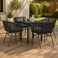 Comfortable and Practical 5 Piece Garden Dining Set