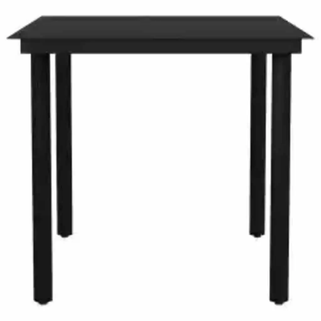 Garden Dining Set 3 Piece Outdoor Furniture Brown Poly Rattan Patio Table Chairs
