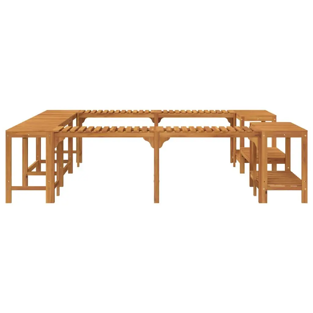 Acacia Wood Hot Tub Surround for Long-Lasting Use