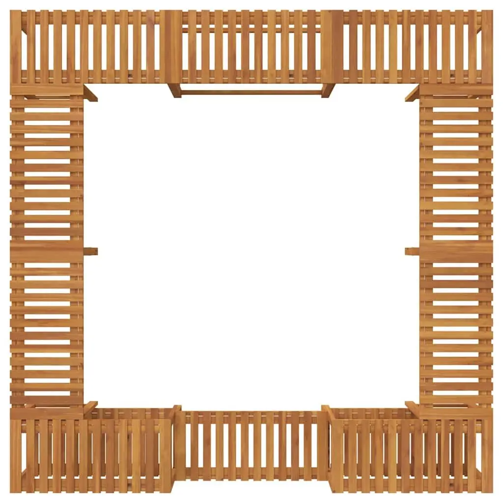 Acacia Wood Hot Tub Surround for Long-Lasting Use