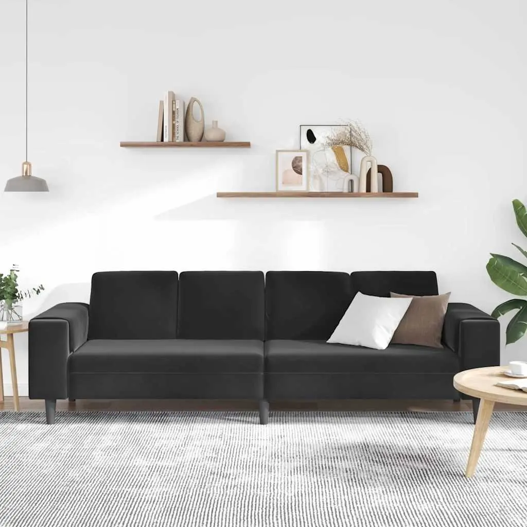 Couch in Black for Lasting Comfort