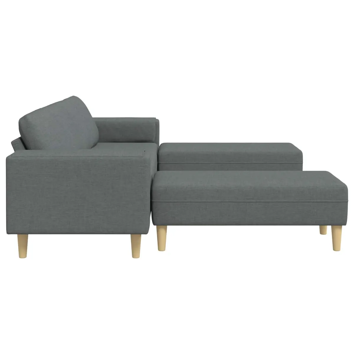 3 Piece Couch Set in Grey