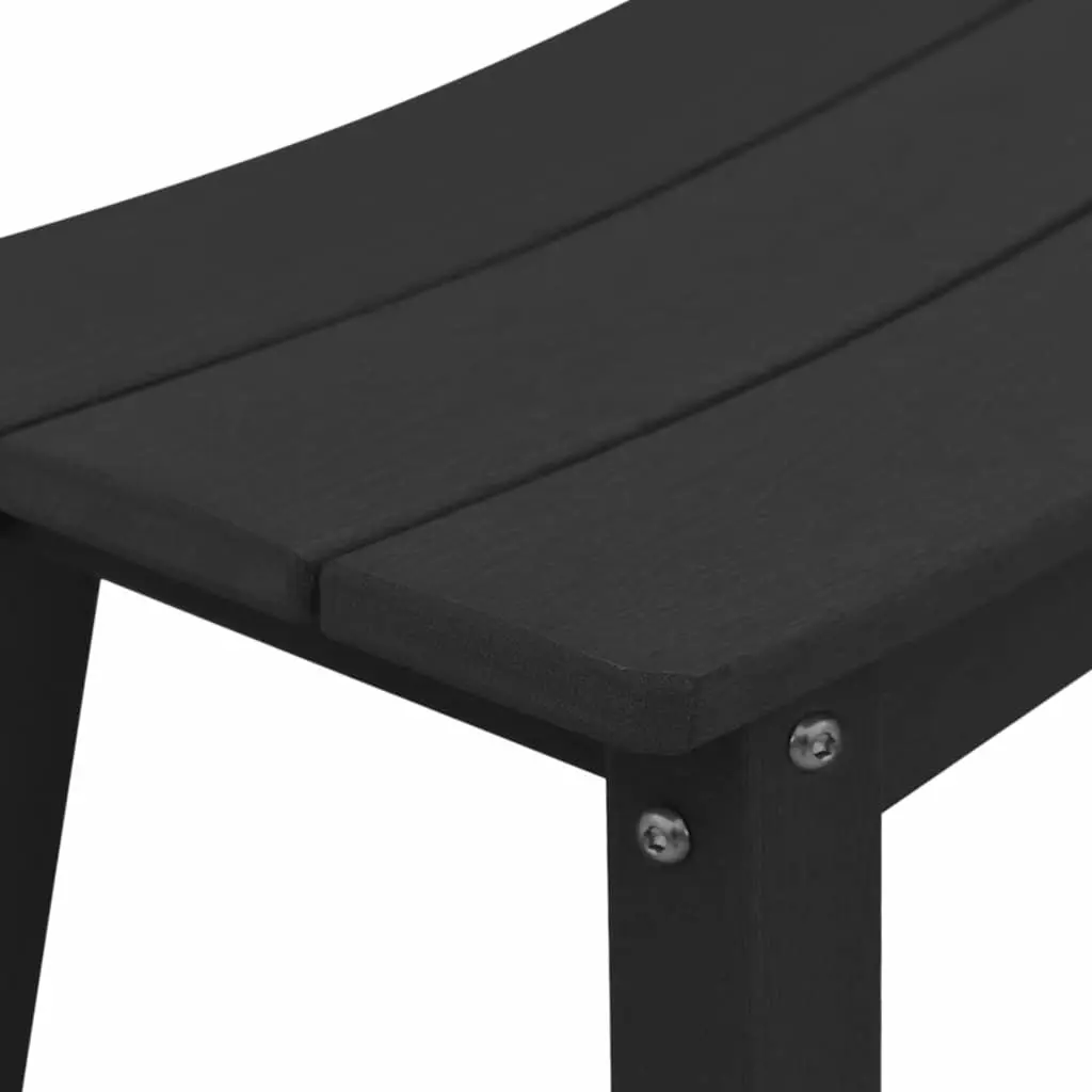 Garden Bar Set 3 Pieces Black Outdoor Furniture Patio Lounging