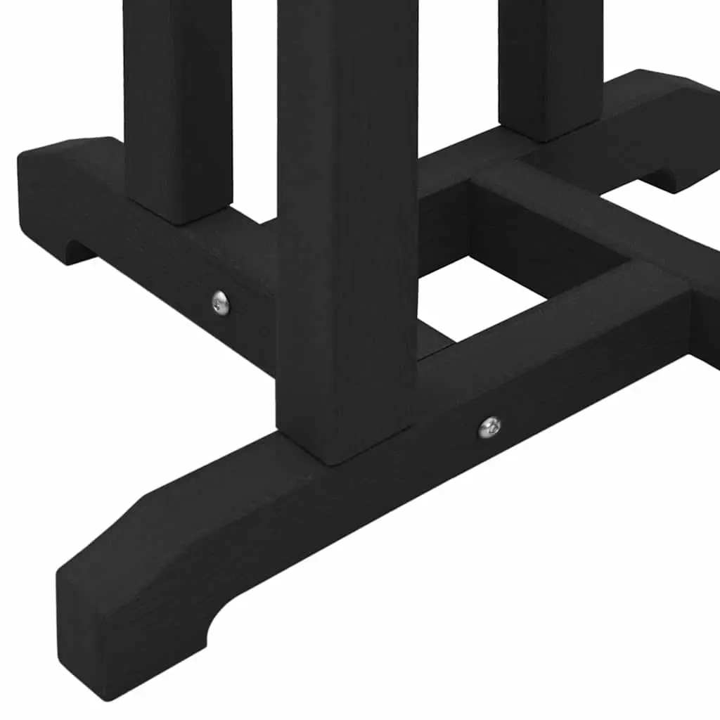 Garden Bar Set 3 Pieces Black Outdoor Furniture Patio Lounging