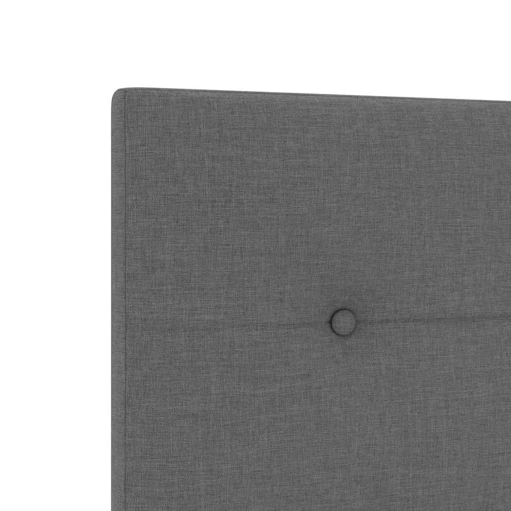 LED Headboard Adjustable Height 160cm Grey Fabric