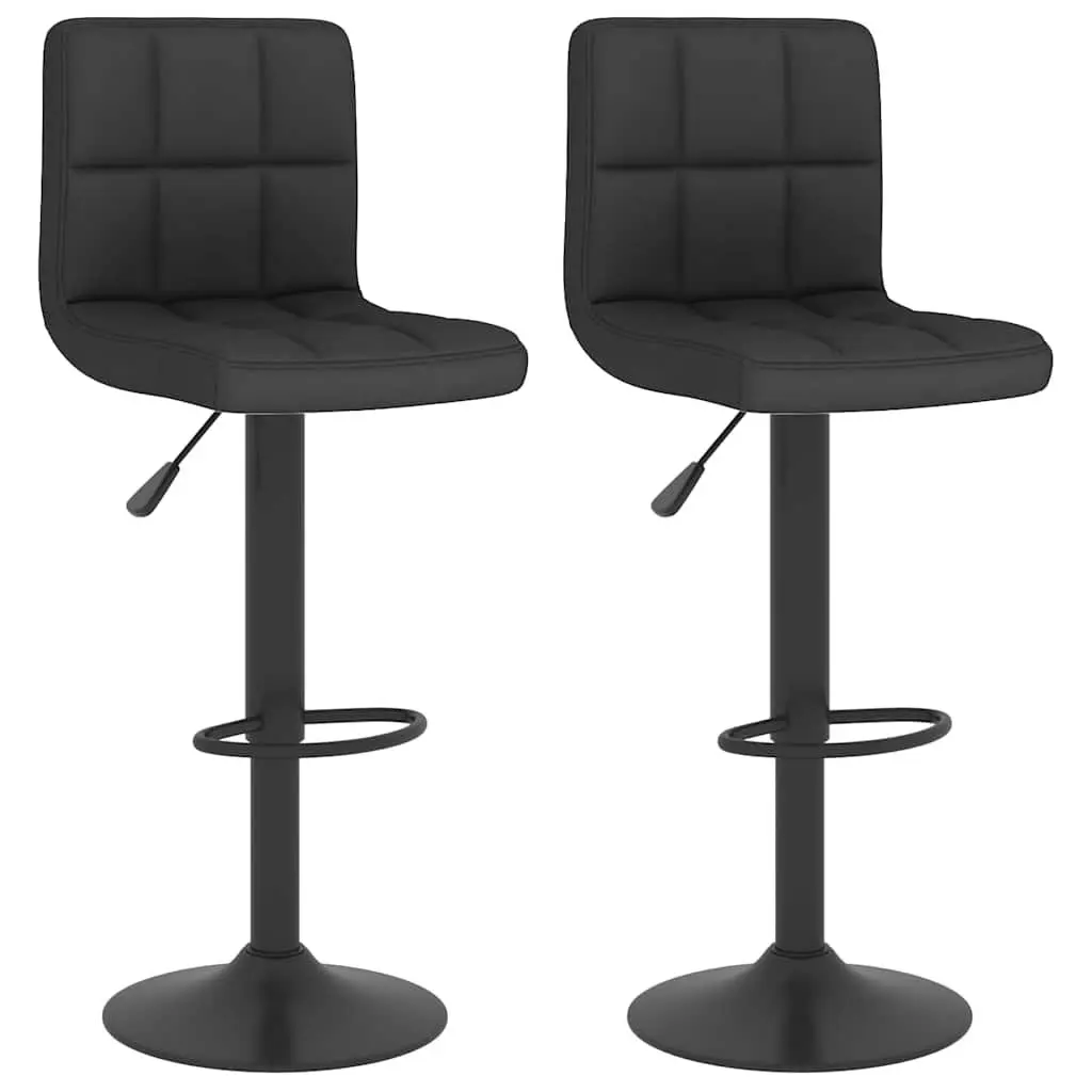 Black Fabric Bar Stools for Comfort and Style