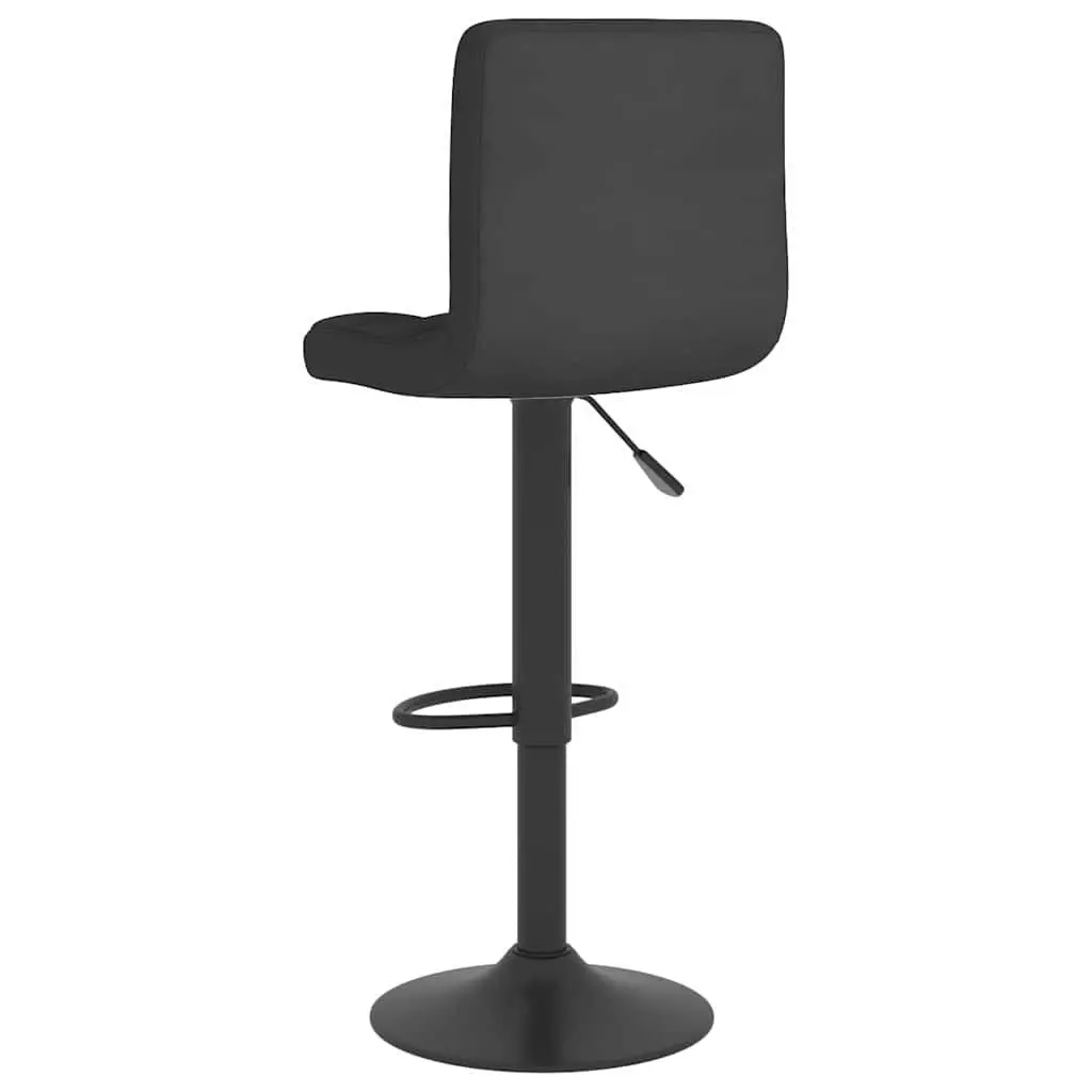 Black Fabric Bar Stools for Comfort and Style