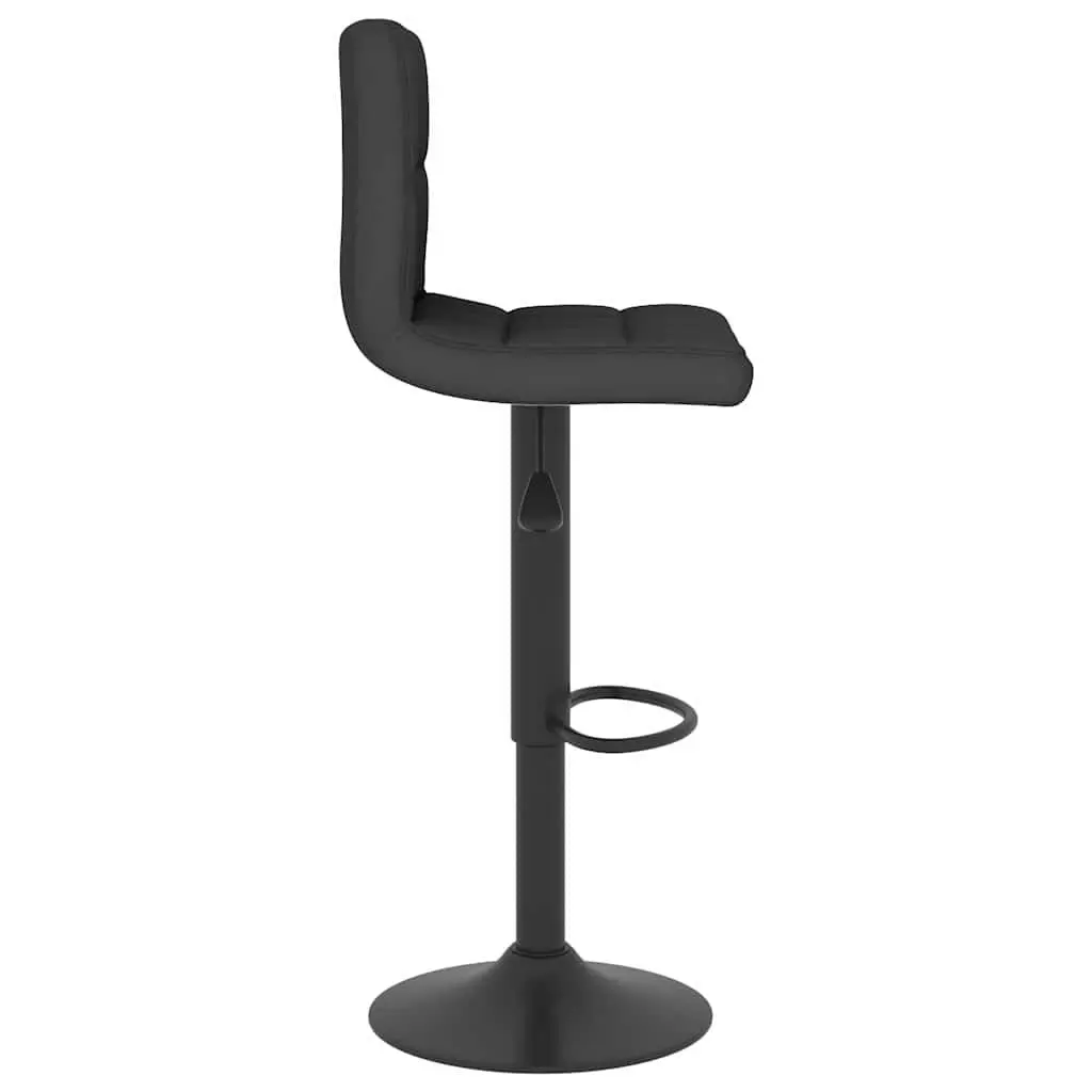 Black Fabric Bar Stools for Comfort and Style