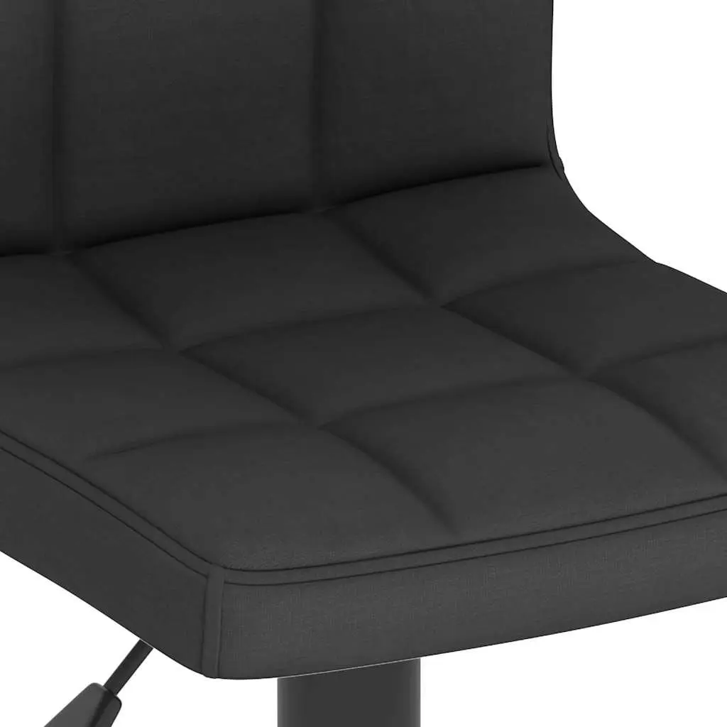 Black Fabric Bar Stools for Comfort and Style