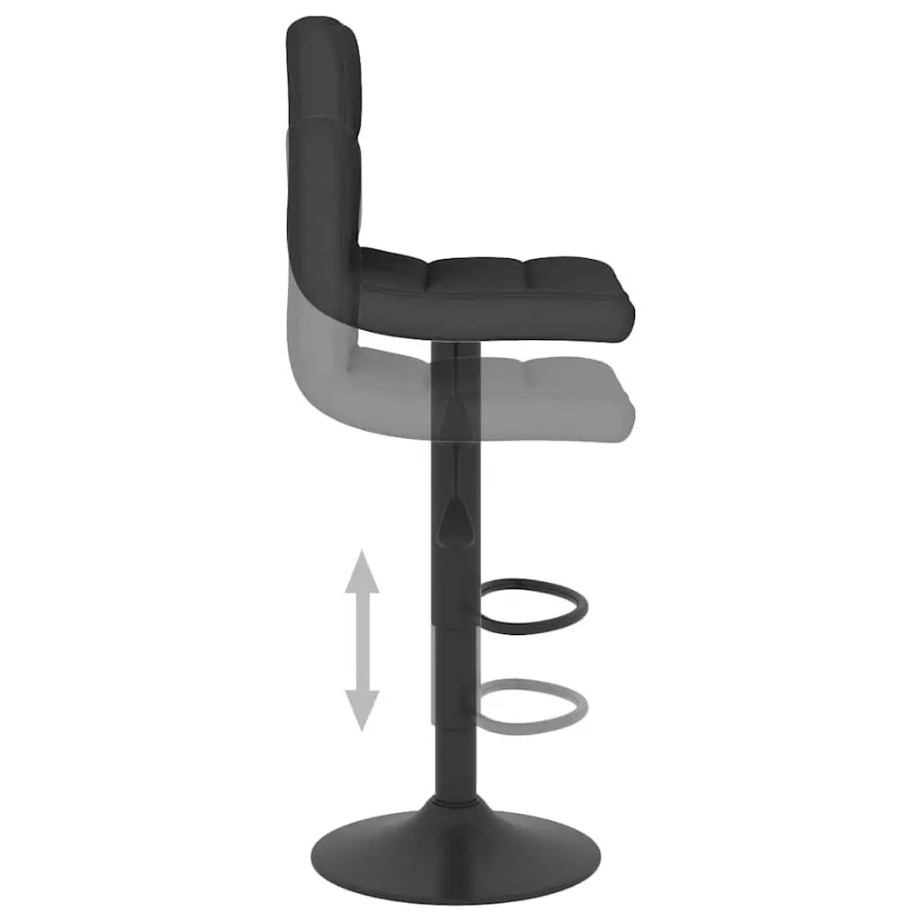 Black Fabric Bar Stools for Comfort and Style