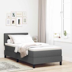 Practical Box Spring Bed with Adjustable Headboard and Quality Design