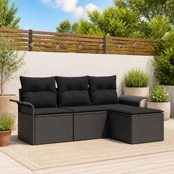 Comfortable Outdoor 4-Piece Sofa Set with Easy Maintenance