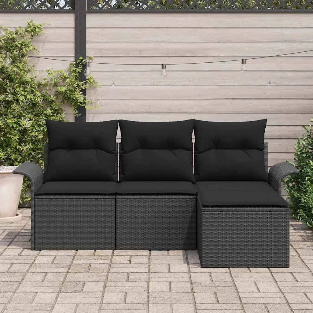 Outdoor 4-Piece Sofa Set with Easy Maintenance