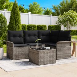 Comfortable and Stylish 5 Piece Outdoor Sofa Set