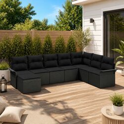 Reliable 8-Piece Modular Sofa Set for Your Garden