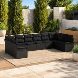 Durable and Functional 10 Piece Garden Sofa Set
