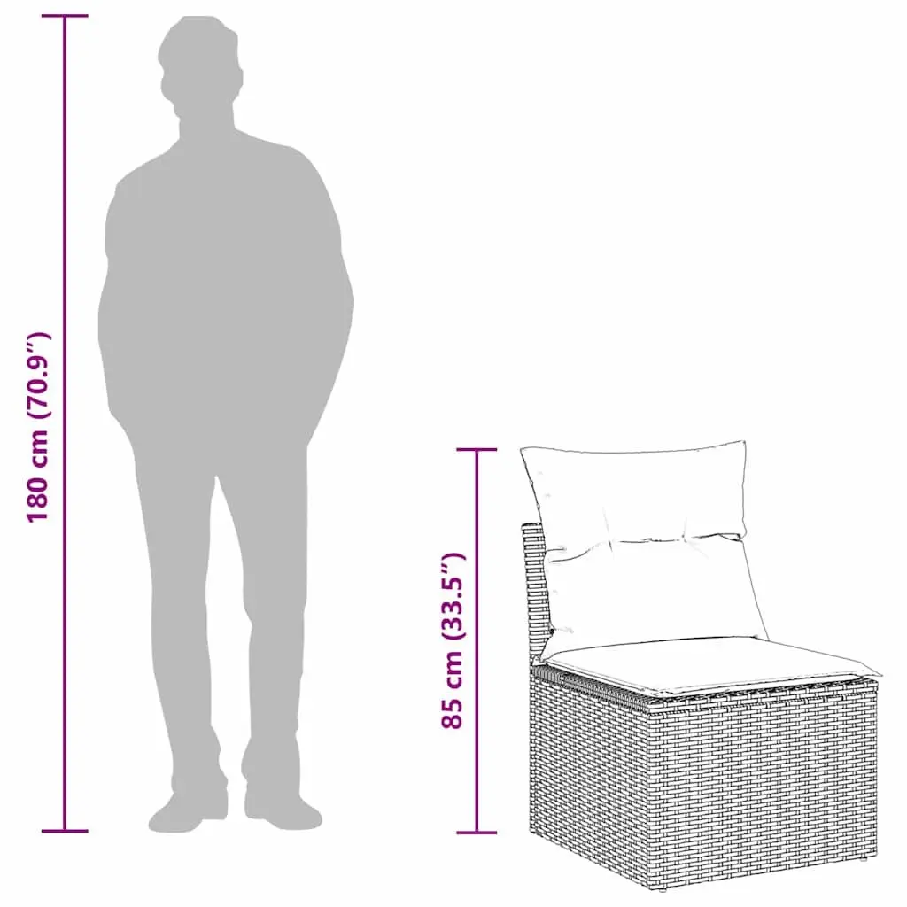 4-Piece Outdoor Sofa Set with Storage Options