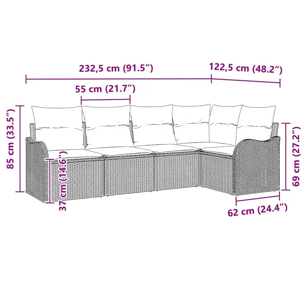Garden Sofa Set for Outdoor Spaces