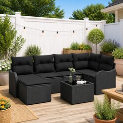 Comfortable and Durable 7 Piece Outdoor Sofa Set