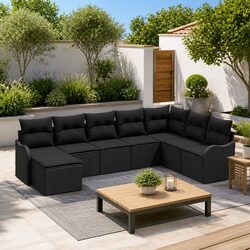 Comfortable and Practical 8-Piece Outdoor Sofa Set