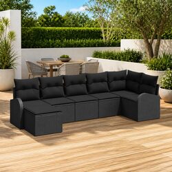 Comfort Meets Value: 7-Piece Garden Sofa Set
