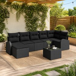Comfortable 8-Piece Outdoor Garden Sofa Set for You